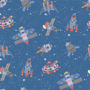 TINY TOTS2 PARATO TNT SPACE BLUE GLITTER 10X0,53MT