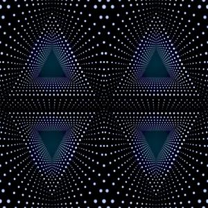 GOOD VIBES PARATO TNT   GEOM.NERO/BLU.10,5X0,53MT