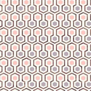 GOOD VIBES PARATO TNT   GEOM. BRONZO/ROSA 10,05X0,53MT