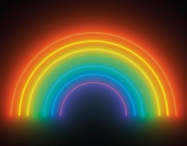 GOOD VIBES MURALE TNT ARCOBALENO 3.6X2.8 MT