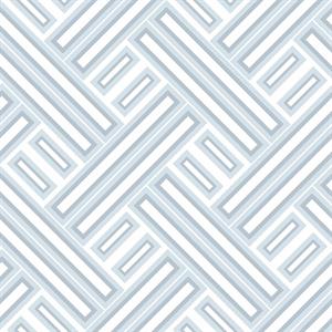 GEOMETRIX PARATO TNT GEOMETRICO BIANCO E AZZURRO 10x0,53mt