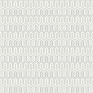 GEOMETRIX PARATO TNT GEOMETRICO ARGENTO E BIANCO 10x0,53mt