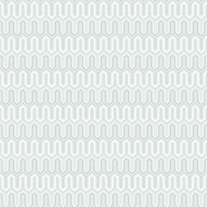 GEOMETRIX PARATO TNT GEOMETRICO VERDE ACQUA E BIANCO 10x0,53mt