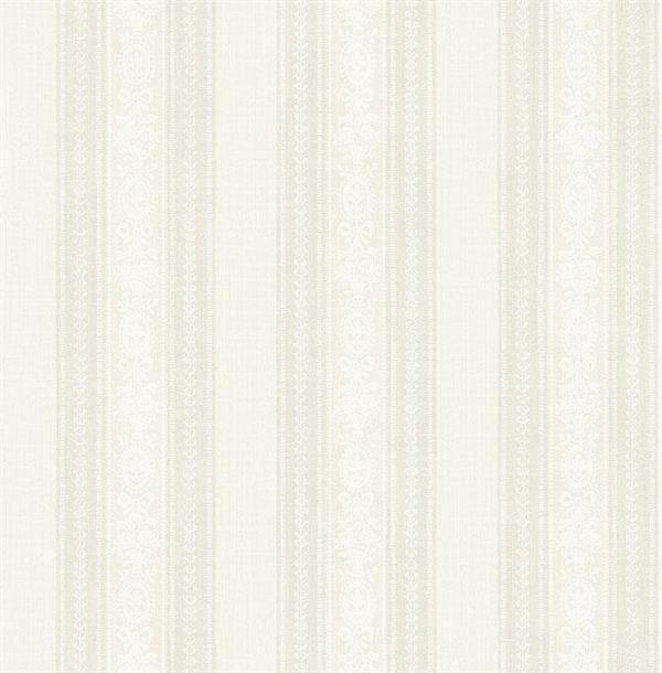 ABBEY GARDEN PARATO TNT RIGHE BEIGE CHIARO E BIANCO 10x0,53mt