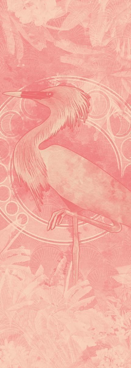 FOTOMURALE KOMAR HERITA GE1 SU TNT GRU ROSA 100x280cm(2teli)