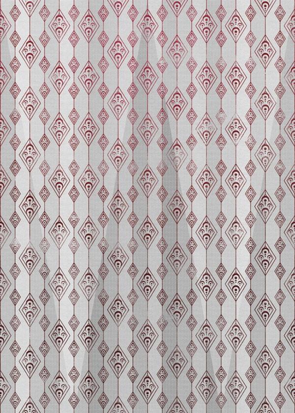 FOTOMURALE KOMAR HERITA GE1 SU TNT DESIGN GRIGIO 200x280cm(4teli