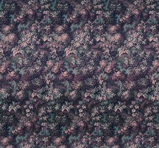 FOTOMURALE KOMAR HERITA GE1 SU TNT FIORI VERDE E VIOLA 300x280cm