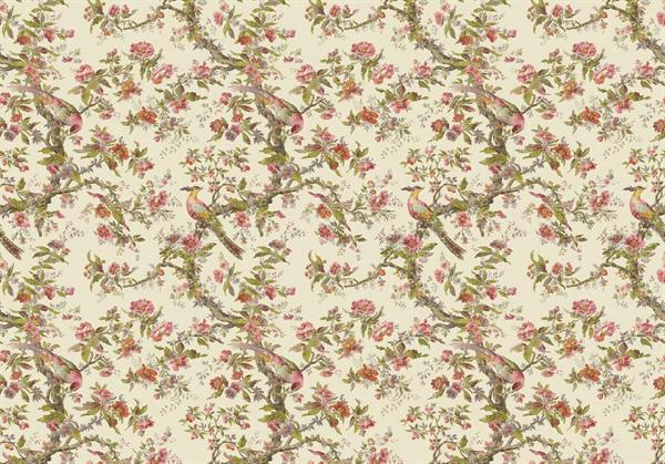 FOTOMURALE KOMAR HERITA GE1 SU TNT FIORI BEIGE VERDE 400x280cm(8