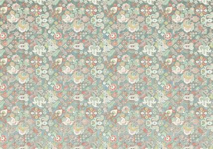 FOTOMURALE KOMAR HERITA GE1 SU TNT FIORI VERDE BEIGE 400x280cm(8