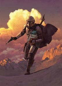 FOTOMURALE INTO ADVENTURE TNT MANDALORAN ESCAPE 200X280 CM