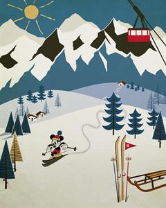FOTOMURALE INTO ADVENTURE TNT MICKEY ALPINE MIS.200X250CM