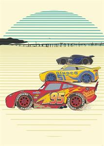 FOTOMURALE INTO ADVENTURE CARS STREAM LINES MIS.200X280CM