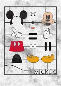 FOTOMURALE INTO ADVENTURE MICKEY KIT MIS.200X280 CM