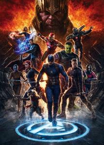 FOTOMURALE INTO ADVENTURE AVENGERS VS THANOS MIS.200X280 CM