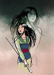 FOTOMURALE INTO ADVENTURE BRAVE MULAN MIS.200X280 CM