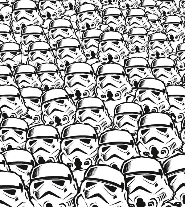 FOTOMURALE INTO ADVENTURE STAR WARS STORMTROOPE.250X280CM