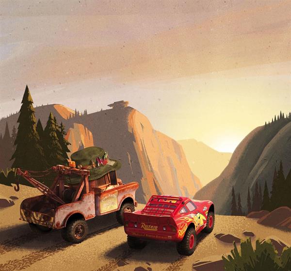 FOTOMURALE INTO ADVENTURE TNT CARS SUNDWON 300X280 CM