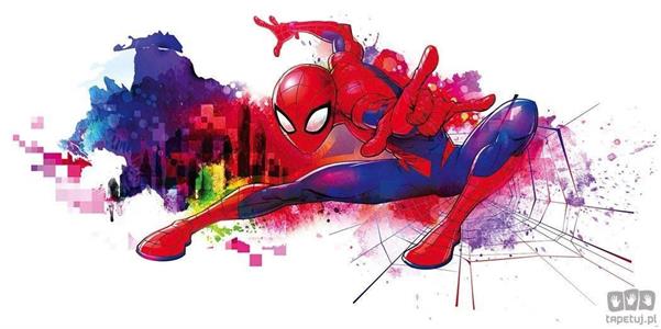 FOTOMURALE INTO ADVENTURE SPIDER-MAN GRAFFITI MIS.300X150CM