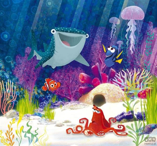FOTOMURALE INTO ADVENTURE DORY AQUA PARTY MIS.300X280CM