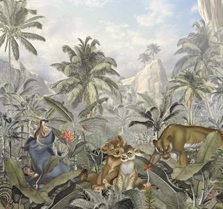 FOTOMURALE INTO ADVENTURE TNT LION KING HILLS MIS.300X280 CM