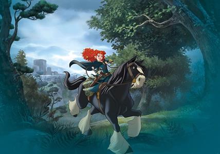 FOTOMURALE INTO ADVENTURE TNT MERIDA RIDING MIS.400X280CM