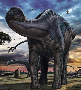 FOTOMURALE INTO ADVENTURE TNT ARGENTINOSAURUS 250X280 CM