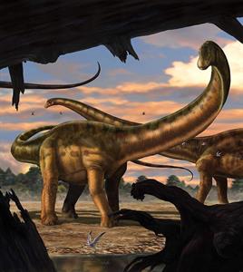 FOTOMURALE INTO ADVENTURE TNTSEISMOSAURUS MIS.250X280 CM