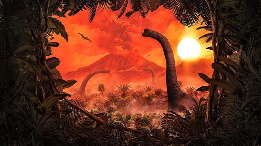 FOTOMURALE INTO ADVENTURE TNT BRACHIOSAURUS PAN.500X280 CM
