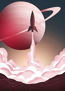FOTOMURALE INTO ADVENTURE TNT EXPLORE THE UNIVERSE 200X280CM