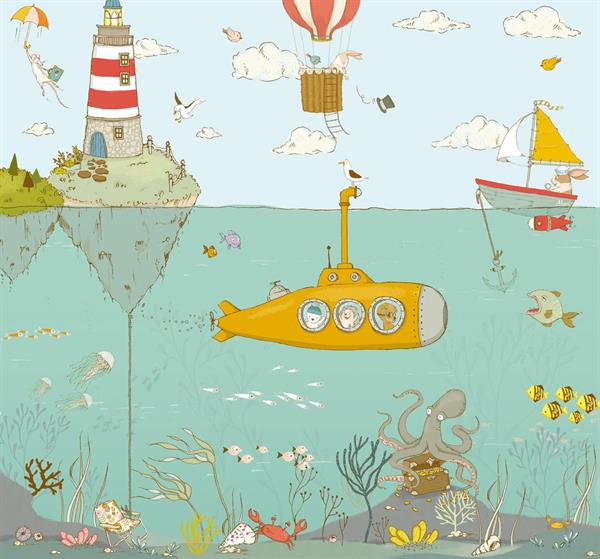 FOTOMURALE WONDERLAND   /IN TNT SEA KIDS MIS. 300X280h  CM (6 TE