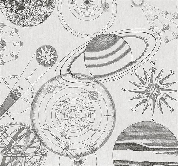 FOTOMURALE INTO ADVENTURE COSMOS SKETCH MIS.300X280CM