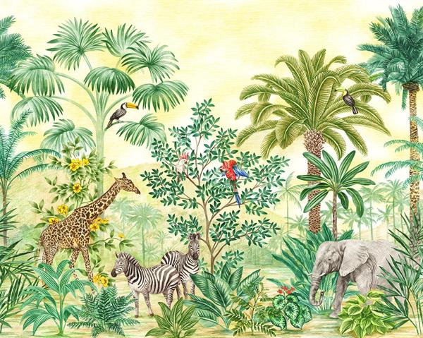 FOTOMURALE WONDERLAND   /IN TNT JUNGLE MC. MIS.350X280h CM (7 TE