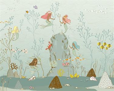 FOTOMURALE INTO ADVENTURE TNT MERMAIDS MIS.350X280 CM