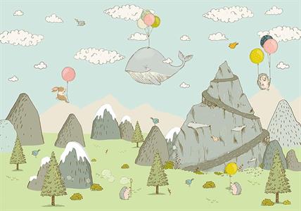 FOTOMURALE INTO ADVENTURE TNT MOUNTAIN TRAVELER 400X280CM