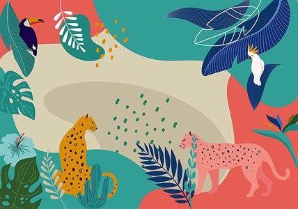 FOTOMURALE INTO ADVENTURE TNT JUNGLE RENDEZVOUS 400X280 CM