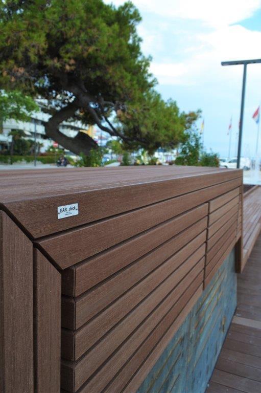 RIVEST.E PARETI BROWN CON FORO.H45MM.L55CM+STRUT.FERRO ZINCATO