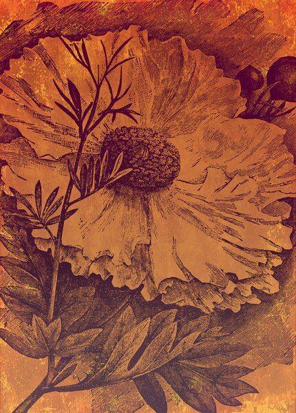 FOTOMURALE KOMAR INK SU TNT FLOWERS MIS.200X280cm