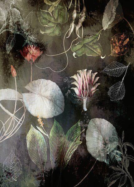 FOTOMURALE KOMAR INK SU TNT FLOWERS NIGHT MIS.200X280 cm