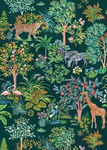 FOTOMURALE KOMAR INK SU TNT HAPPY JUNGLE MIS.200X280cm