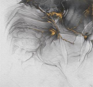 FOTOMURALE KOMAR INK SU TNT FLUSSO DORATO MIS.300X280cm