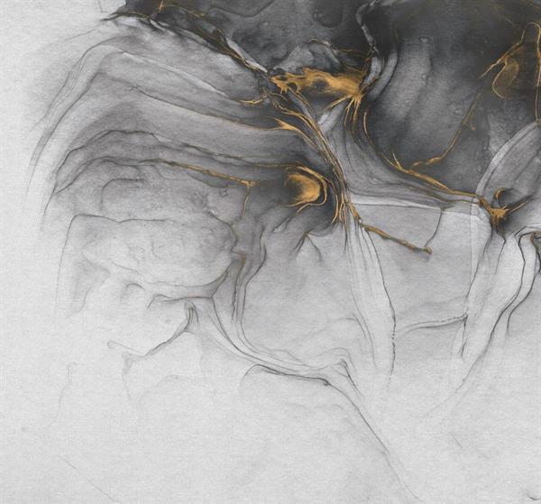 FOTOMURALE KOMAR INK SU TNT FLUSSO DORATO MIS.300X280cm