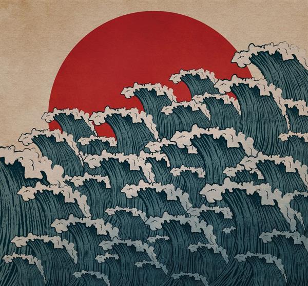 FOTOMURALE KOMAR INK SU TNT NAMI MIS.300X280cm