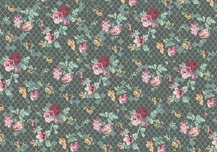 FOTOMURALE KOMAR INK SU TNT EMBEL.FLOWERS.MIS.400X280 cm