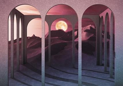 FOTOMURALE KOMAR INK SU TNT SANDS OF TIME MIS.400X280cm