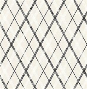 SAUVAGE PARATO SU TNT RIGHE DIAG. GRIGIO NERO 10x0,52mt