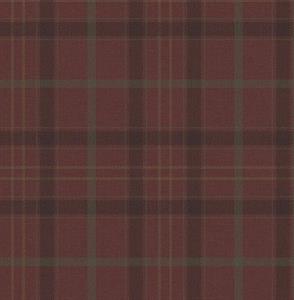 SAUVAGE PARATO SU TNT RIGHE QUADRONI BORDEAUX 10x0,52mt