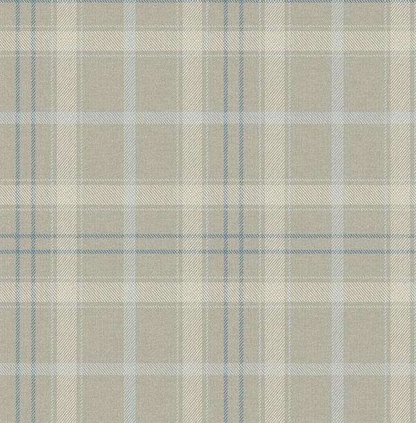 SAUVAGE PARATO SU TNT RIGHE QUADRONI GRIGIO 10x0,52mt