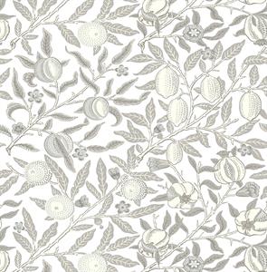 BRITISH HERITAGE PARATO SU TNT FRUTTI BIANCO GRIGIO 10x0,52mt