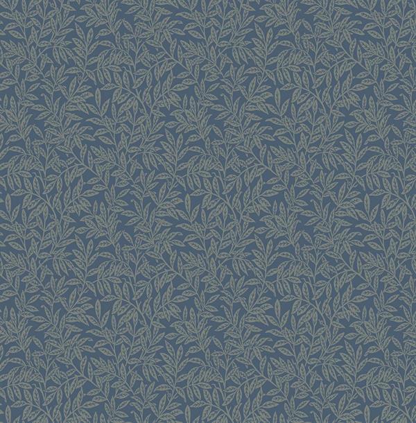 BRITISH HERITAGE PARATO SU TNT FIORI BLU GRIGIO 10x0,52 mt