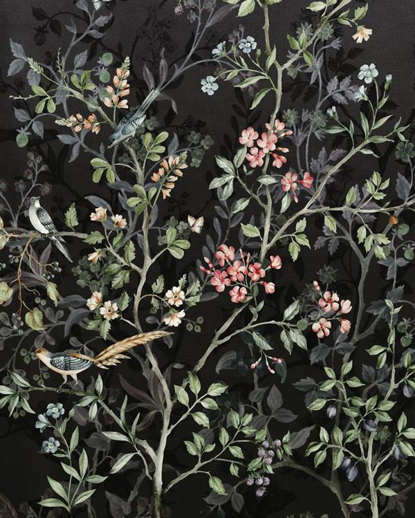 FOTOMURALE LE JARDIN    NUIT ROYALE BLACK 200X250 CM